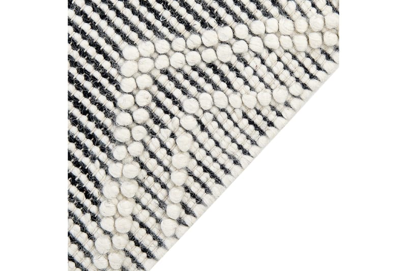 Pazar Ullteppe 160x230 cm - Svart/hvit - Tekstiler & tepper - Teppe & matte - Moderne matte - Ullteppe