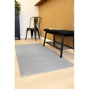 Plastteppe Hilma Plain - 70x200 cm, Grå - Tekstiler & tepper - Teppe & matte - Moderne matte - Wiltontepper