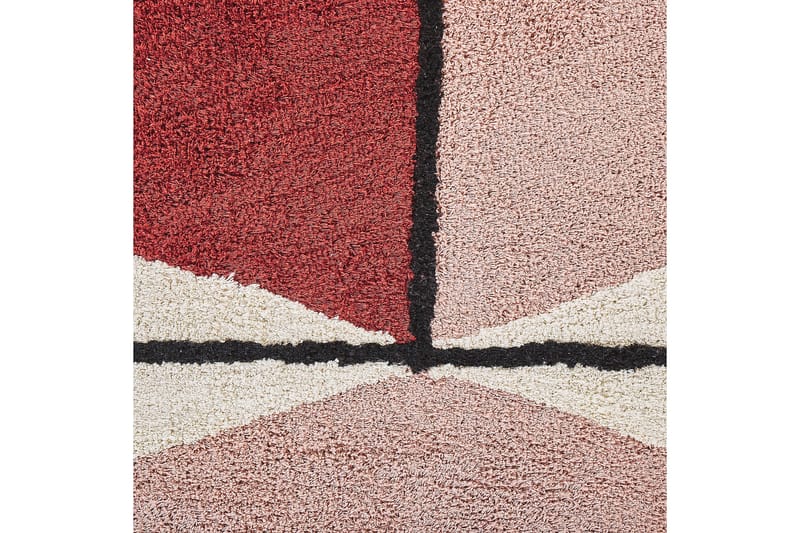 Purnia Ryeteppe 140x200 cm - Rød - Tekstiler & tepper - Teppe & matte - Moderne matte - Ryetepper