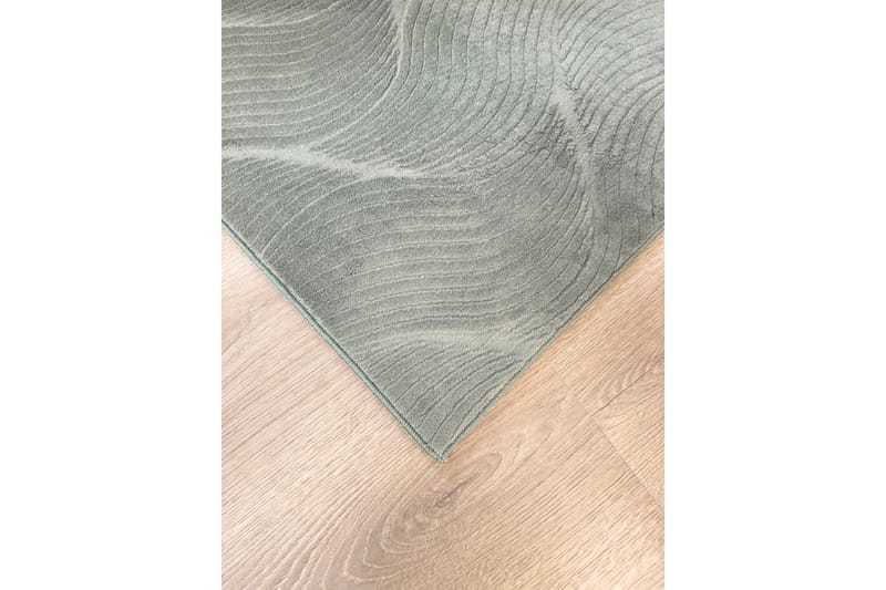 Ranjana Friezeteppe 200x290 cm Rektangulært - Grønn - Tekstiler & tepper - Teppe & matte - Moderne matte - Friezematte