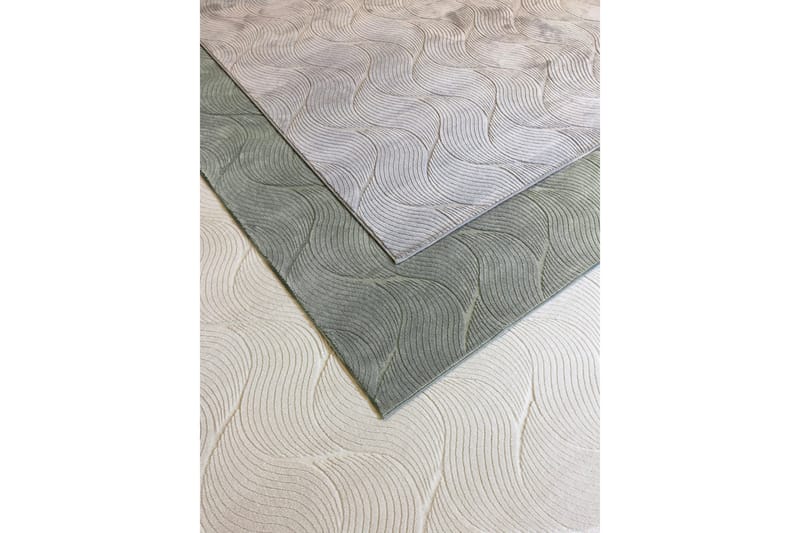 Ranjana Friezeteppe 80x250 cm Avlangt - Grønn - Tekstiler & tepper - Teppe & matte - Moderne matte - Wiltontepper