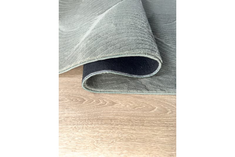 Ranjana Friezeteppe 80x250 cm Avlangt - Grønn - Tekstiler & tepper - Teppe & matte - Moderne matte - Friezematte