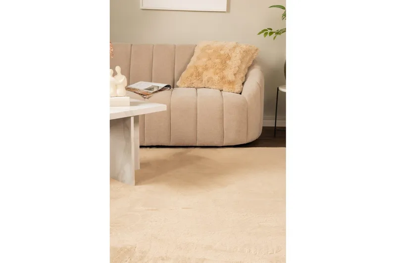 Relax Ryeteppe 140x200 cm - Beige - Tekstiler & tepper - Teppe & matte - Moderne matte - Ryetepper