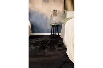 Relax Ryeteppe 160x230 cm - Svart - Tekstiler & tepper - Teppe & matte - Moderne matte - Ryetepper