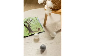 Relax Ryeteppe Rund 120 cm - Beige - Tekstiler & tepper - Teppe & matte - Moderne matte - Ryetepper