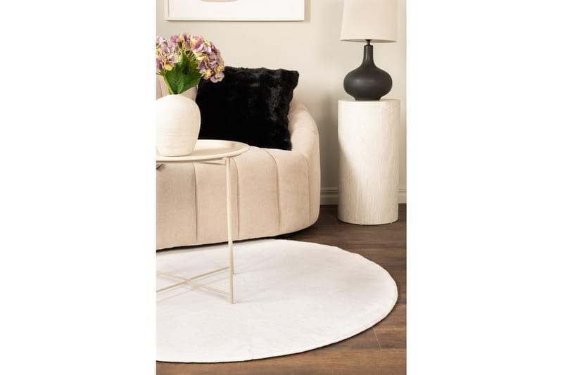 Relax Ryeteppe Rund 120 cm - Beige - Tekstiler & tepper - Teppe & matte - Moderne matte - Ryetepper