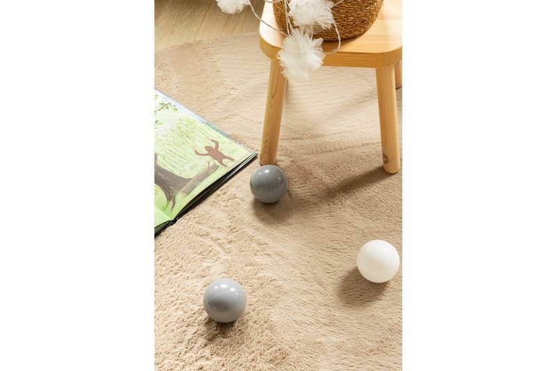 Relax Ryeteppe Rund 120 cm - Beige - Tekstiler & tepper - Teppe & matte - Moderne matte - Ryetepper