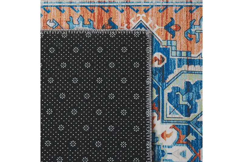 Ritapuram Ryeteppe 60x200 cm - Blå - Tekstiler & tepper - Teppe & matte - Moderne matte - Gangmatter