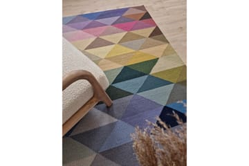 Riviera Ullteppe 140x200 cm Rektangulær - Flerfarget - Tekstiler & tepper - Teppe & matte - Moderne matte - Ullteppe