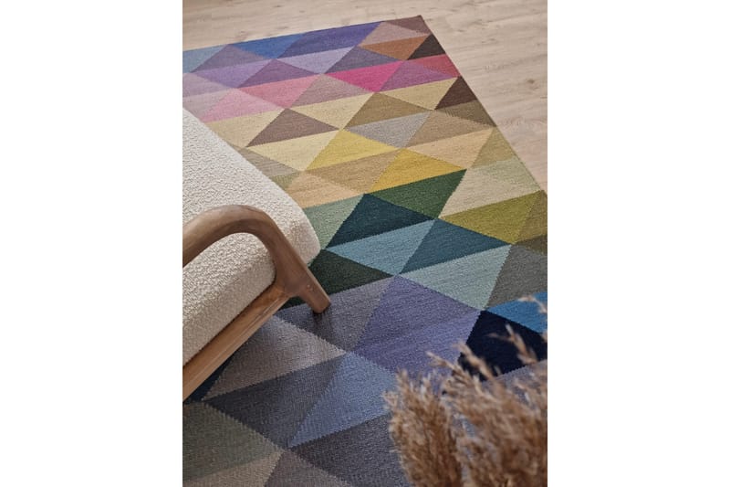 Riviera Ullteppe 140x200 cm Rektangulær - Flerfarget - Tekstiler & tepper - Teppe & matte - Moderne matte - Ullteppe