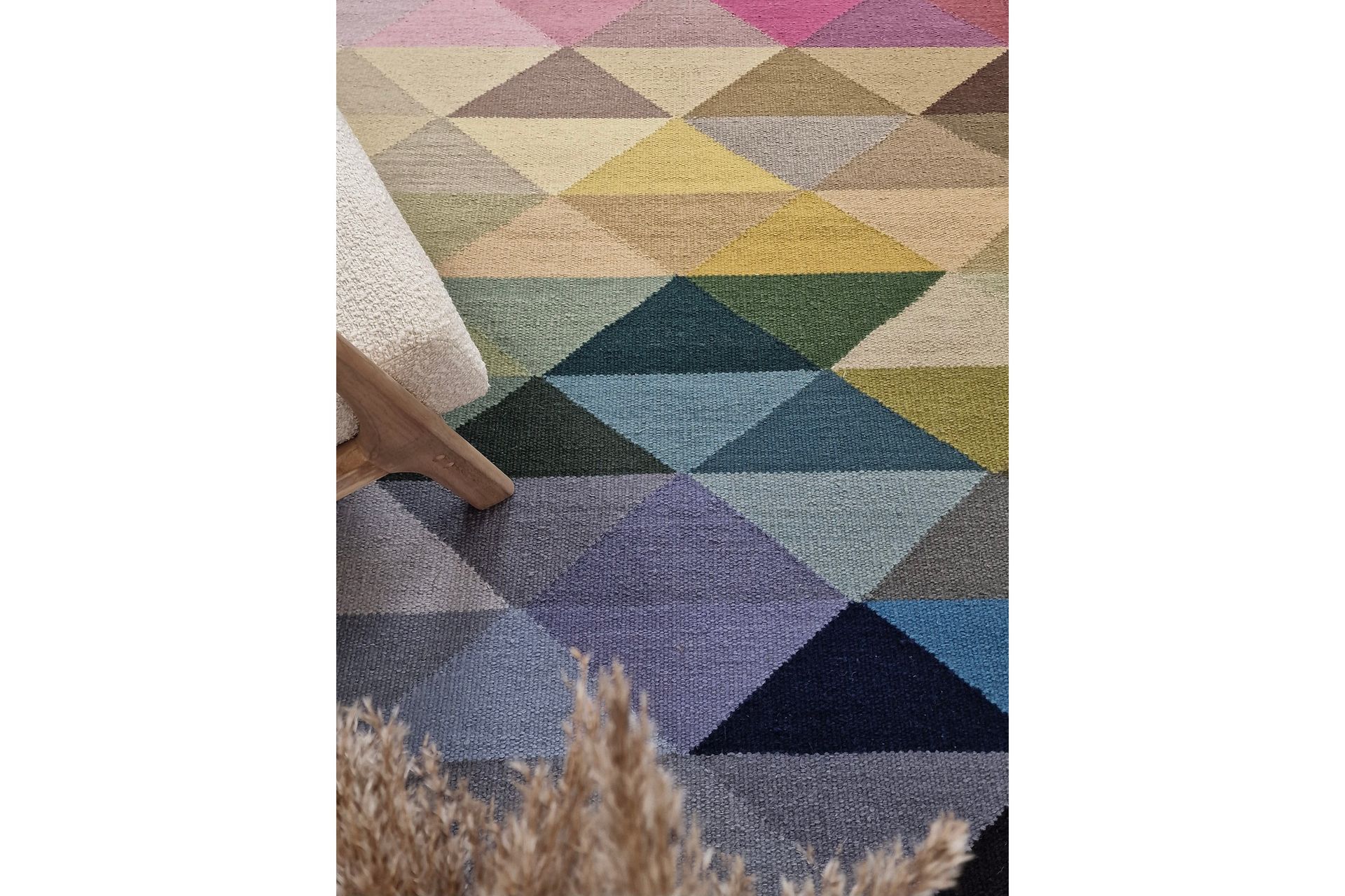 Riviera Ullteppe 160x230 cm Rektangulær - Flerfarget - Tekstiler & tepper - Teppe & matte - Moderne matte - Ullteppe