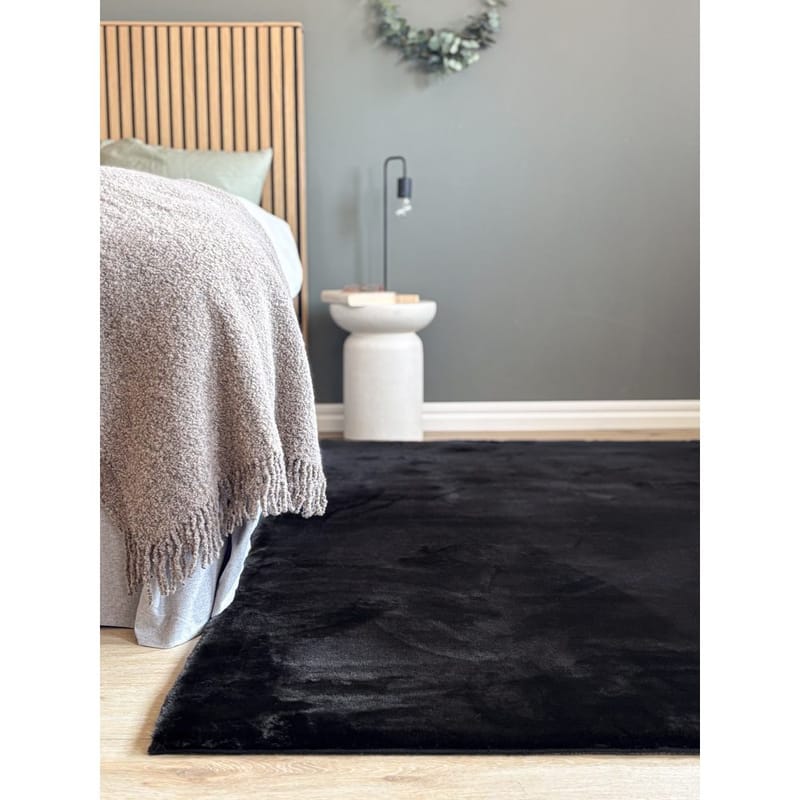 Ryematte Heaven - 120x170 cm, Svart - Tekstiler & tepper - Teppe & matte - Moderne matte - Ryetepper