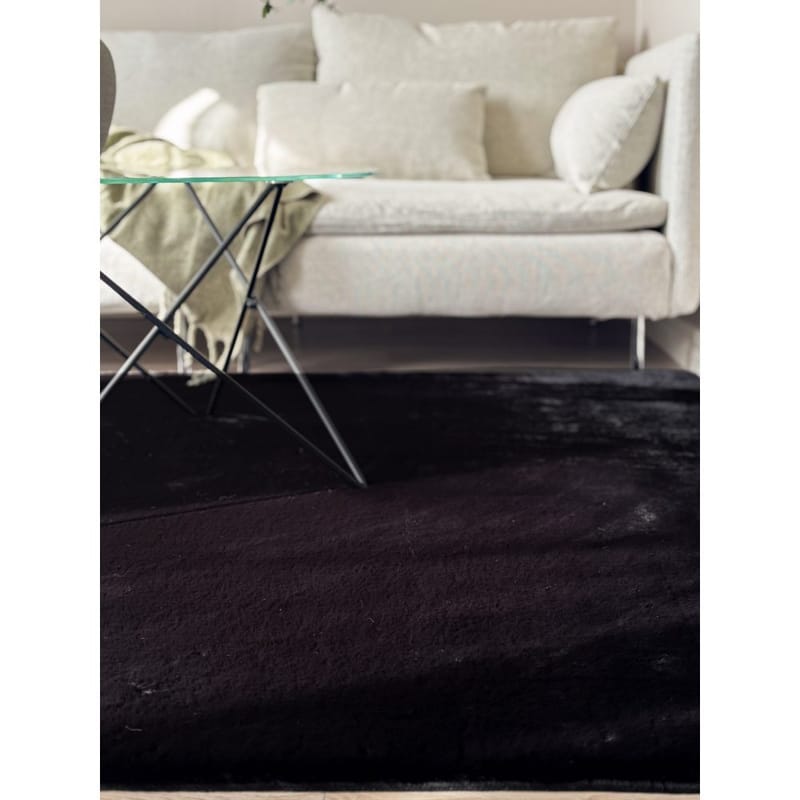 Ryematte Heaven - 160x230 cm, Svart - Tekstiler & tepper - Teppe & matte - Moderne matte - Ryetepper