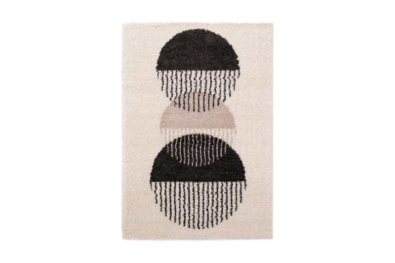 Ryematte Windsor Circle Rektangulær 200x290 cm - Svart - Ryetepper