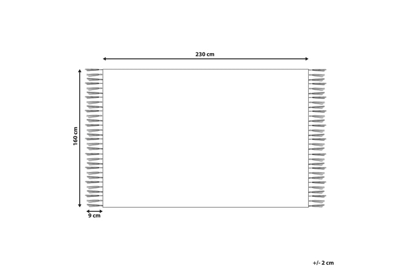 Ryeteppe Ardahan 160x230 cm - Beige - Tekstiler & tepper - Teppe & matte - Moderne matte - Bomullsmatter