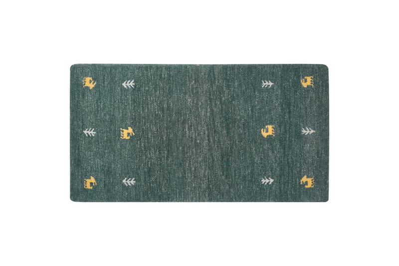 Ryeteppe Calti 80x150 cm - Grønn - Tekstiler & tepper - Teppe & matte - Moderne matte - Ryetepper