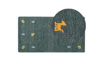 Ryeteppe Calti 80x150 cm - Grønn - Tekstiler & tepper - Teppe & matte - Moderne matte - Ryetepper