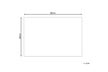 Ryeteppe Hermon 200x300 cm - Beige - Tekstiler & tepper - Teppe & matte - Moderne matte - Ryetepper