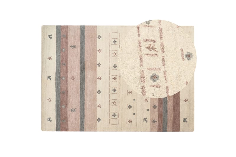 Ryeteppe Karli 160x230 cm - Beige - Tekstiler & tepper - Teppe & matte - Moderne matte - Ryetepper
