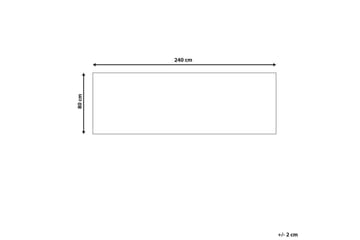 Ryeteppe Midalam 80x240 cm - Blå - Tekstiler & tepper - Teppe & matte - Moderne matte - Gangmatter