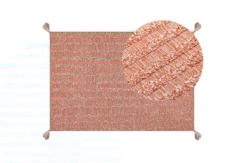 Ryeteppe Mugla 160x230 cm - Oransje - Tekstiler & tepper - Teppe & matte - Moderne matte - Ryetepper