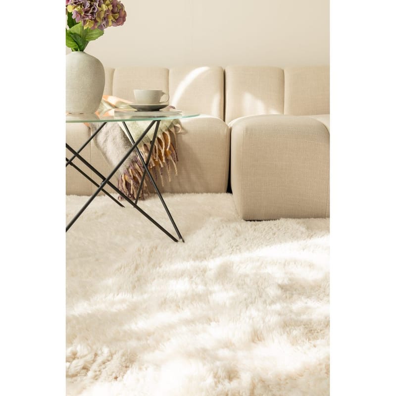 Ryeteppe Teddybear - 160x230 cm, Krem - Tekstiler & tepper - Teppe & matte - Moderne matte - Ryetepper