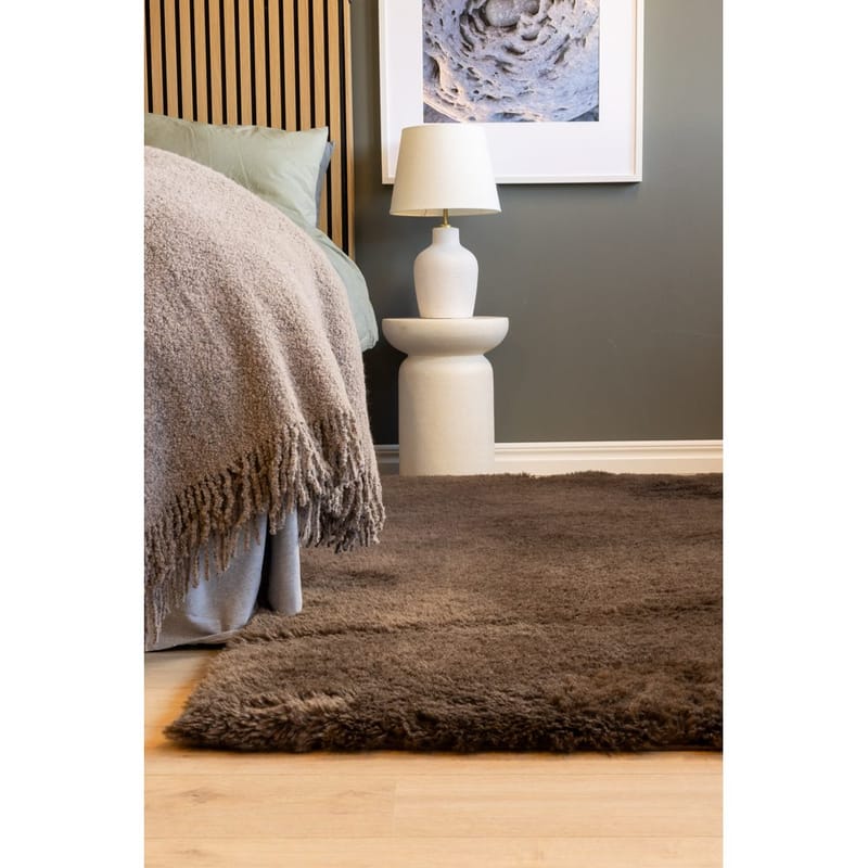 Ryeteppe Teddybear - 160x230 cm, Sjokolade - Tekstiler & tepper - Teppe & matte - Moderne matte - Ryetepper