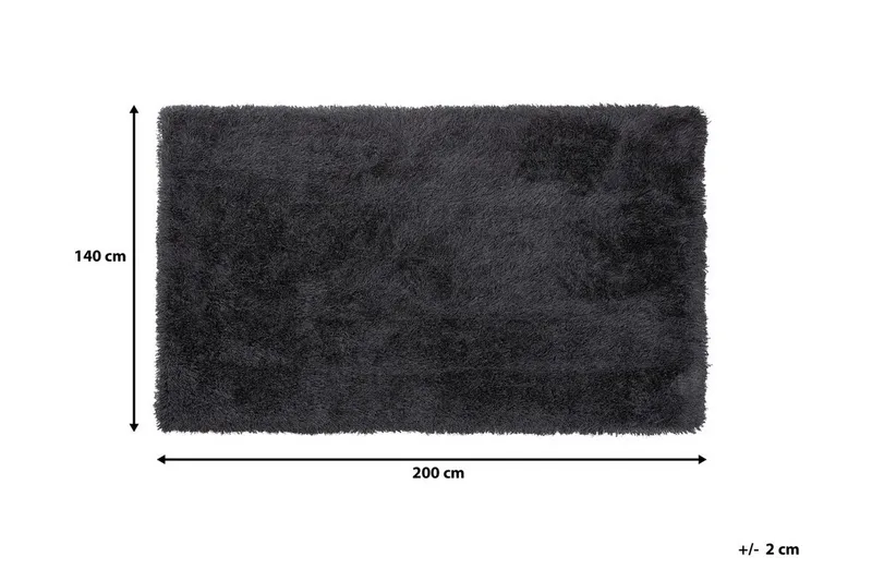 Bleakley Matte 140x200 cm - Svart - Tekstiler & tepper - Teppe & matte - Moderne matte - Ryetepper