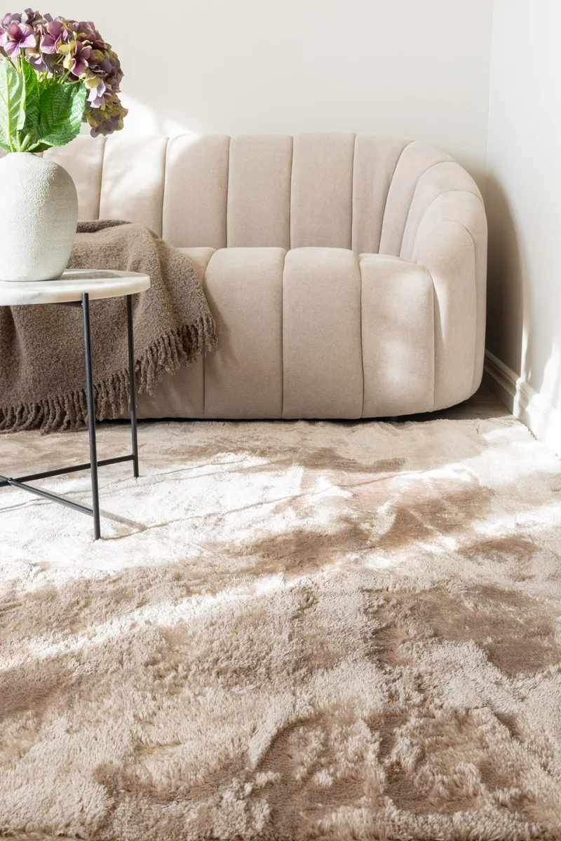 Cozy Ryeteppe 133x190 cm Rektangulær - Lin - Tekstiler & tepper - Teppe & matte - Moderne matte - Ryetepper