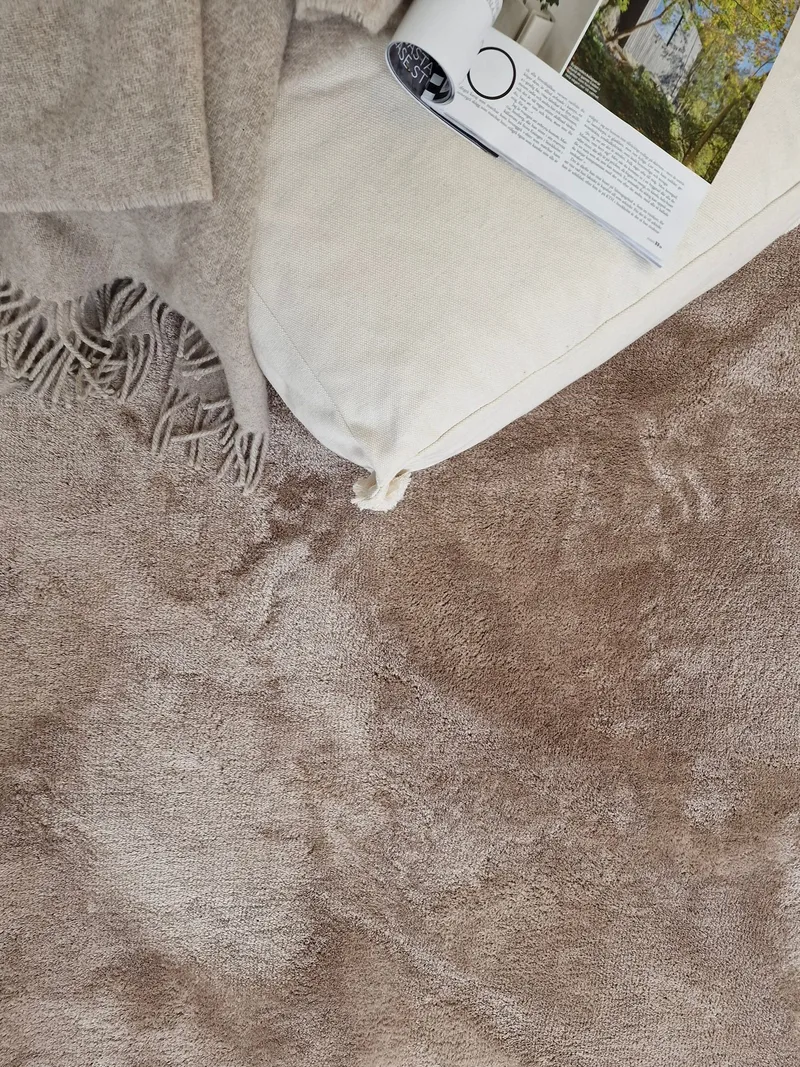 Cozy Ryeteppe 133x190 cm Rektangulær - Lin - Tekstiler & tepper - Teppe & matte - Moderne matte - Ryetepper