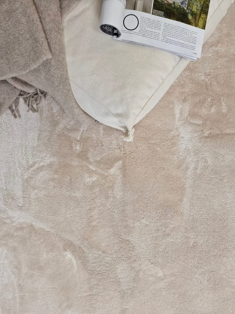 Cozy Ryeteppe 133x190 cm Rektangulær - Natur - Tekstiler & tepper - Teppe & matte - Moderne matte - Ryetepper