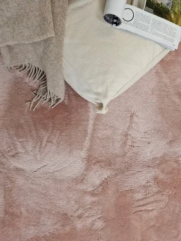 Cozy Ryeteppe 133x190 cm Rektangulær - Rosa - Tekstiler & tepper - Teppe & matte - Moderne matte - Ryetepper