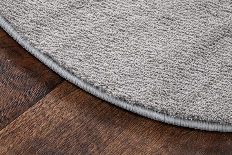 Cozy Ryeteppe 160 cm Rund - Sølv - Tekstiler & tepper - Teppe & matte - Moderne matte - Ryetepper