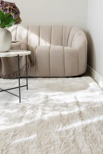 Cozy Ryeteppe 160x230 cm Rektangulær - Hvit - Tekstiler & tepper - Teppe & matte - Moderne matte - Ryetepper