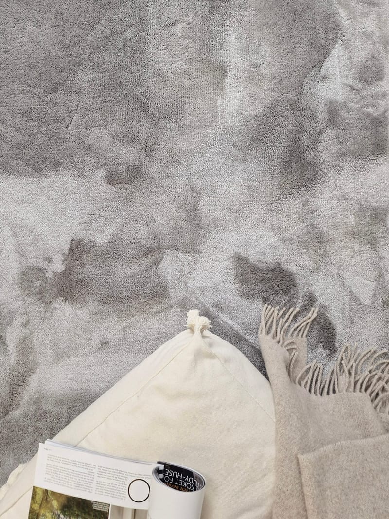 Cozy Ryeteppe 200x290 cm Rektangulær - Sølv - Tekstiler & tepper - Teppe & matte - Moderne matte - Ryetepper