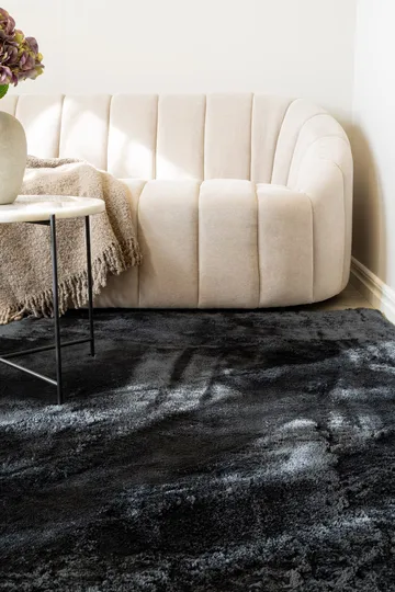 Cozy Ryeteppe 240x340 cm Rektangulær - Svart - Tekstiler & tepper - Teppe & matte - Moderne matte - Ryetepper