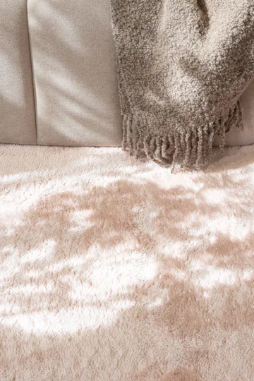 Cozy Ryeteppe 80x160 cm Rektangulær - Rosa - Tekstiler & tepper - Teppe & matte - Moderne matte - Ryetepper