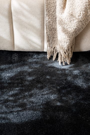 Cozy Ryeteppe Rundt 120 cm - Svart - Tekstiler & tepper - Teppe & matte - Moderne matte - Ryetepper