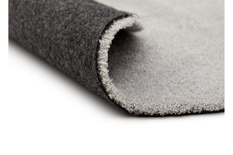 Feel Matte 120 Rund - Sølv - Tekstiler & tepper - Teppe & matte - Moderne matte - Ryetepper