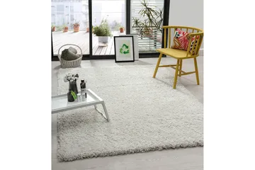 Floki Ryematte 133x190 cm Rektangulær - Hvit - Tekstiler & tepper - Teppe & matte - Moderne matte - Ryetepper
