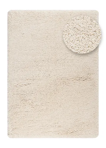 Håndvevd teppe KM Home Sorrento 160x230 Creme - Creme - Tekstiler & tepper - Teppe & matte - Moderne matte - Ryetepper