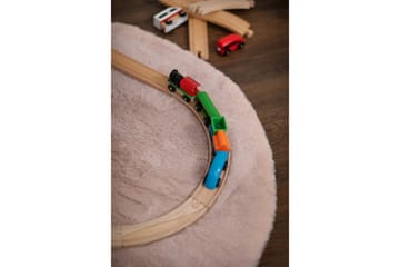 Heaven Ryematte 160 cm Rund - Rosa - Tekstiler & tepper - Teppe & matte - Moderne matte - Ryetepper