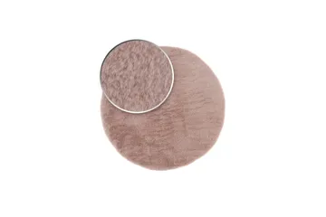 Heaven Ryematte 160 cm Rund - Rosa - Tekstiler & tepper - Teppe & matte - Moderne matte - Ryetepper