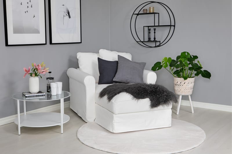 Heaven Ryematte 200 cm Rund Natur - Tekstiler & tepper - Teppe & matte - Moderne matte - Ryetepper