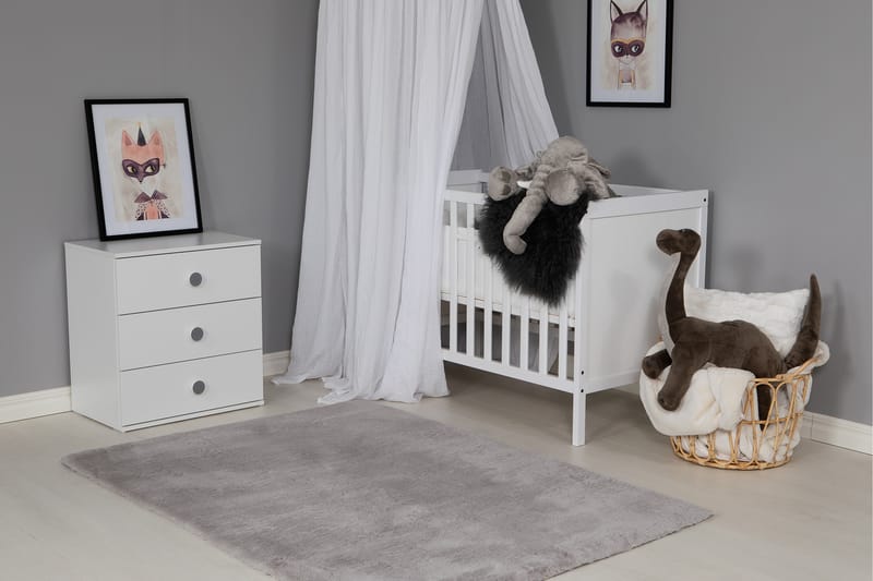 Heaven Ryematte 240x340 cm - Grå - Tekstiler & tepper - Teppe & matte - Moderne matte - Ryetepper