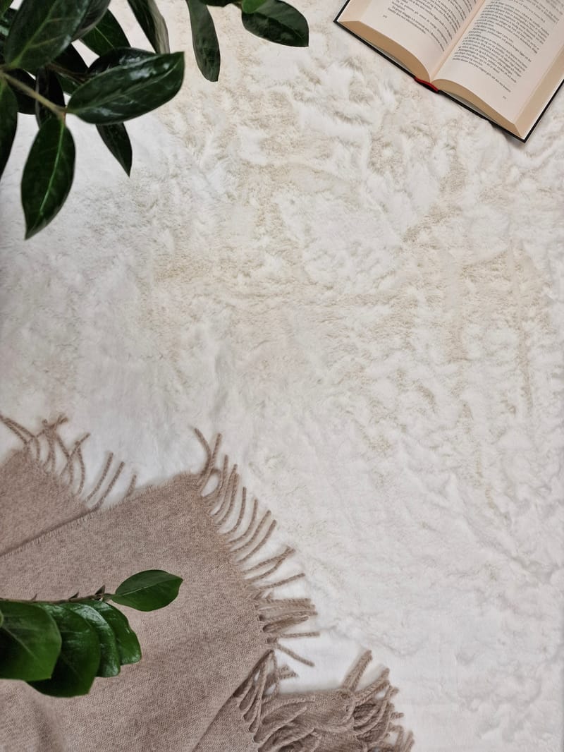 Heaven Ryematte 240x340 cm - Hvit - Tekstiler & tepper - Teppe & matte - Moderne matte - Ryetepper