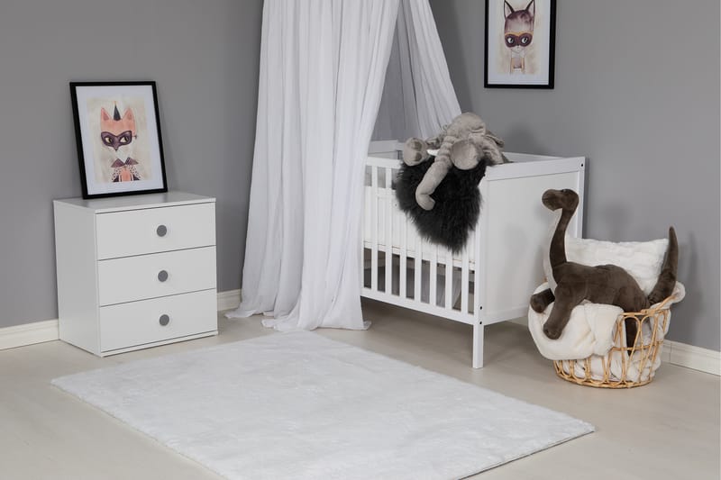 Heaven Ryematte 240x340 cm - Hvit - Tekstiler & tepper - Teppe & matte - Moderne matte - Ryetepper
