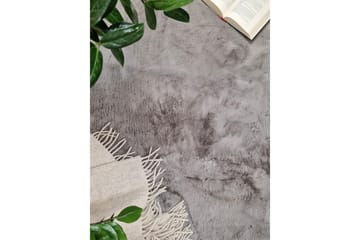 Heaven Ryematte Antrasitt Rund 120 - Antrasitt - Tekstiler & tepper - Teppe & matte - Moderne matte - Ryetepper