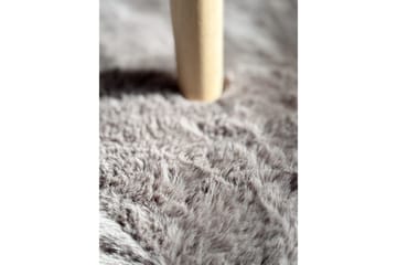 Heaven Ryematte Antrasitt Rund 120 - Antrasitt - Tekstiler & tepper - Teppe & matte - Moderne matte - Ryetepper
