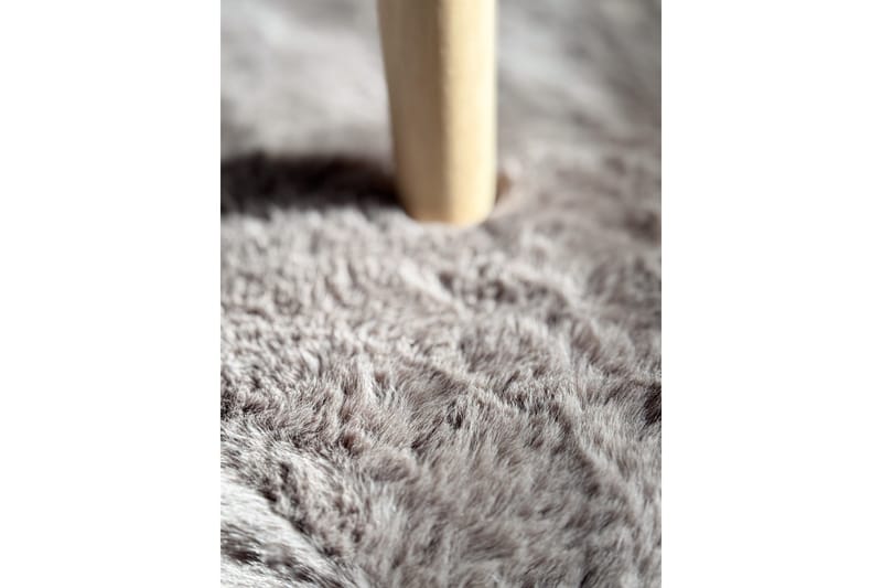 Heaven Ryematte Antrasitt Rund 120 - Antrasitt - Tekstiler & tepper - Teppe & matte - Moderne matte - Ryetepper
